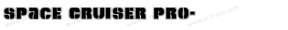 Space Cruiser Pro字体转换